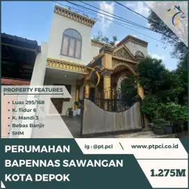 DIJUAL RUMAH DI PERUM BAPENNAS SAWANGAN KOTA DEPOK - VIA CESSIE