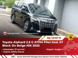[ WARRANTY ] Toyota Alphard 2.5 G ATPM Pilotseat AT Black 2023/2024