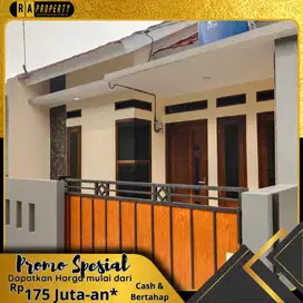 RUMAH MINIMALIS MURAH 2 KAMAR AKSES STRATEGIS 10 MENIT DARI STASIUN
