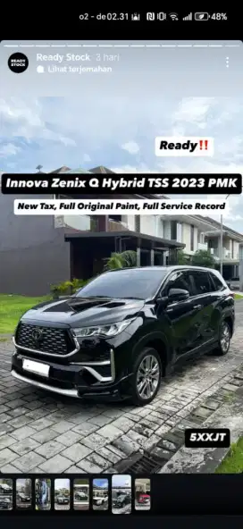 Innova Zenix Q TSS RSE 2023 (L) Hitam Tgn 1 dari Baru