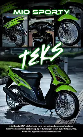 Di jual mio sporty 2008 ss lengkap