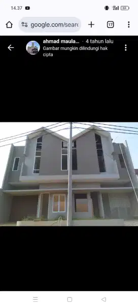 Dijual rumah 2 lantai harga 1M