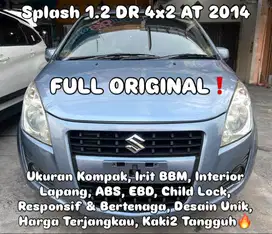 (TDP 14 JUTA!) Suzuki Splash 1.2 DR 4x2 Automatic Biru 2014