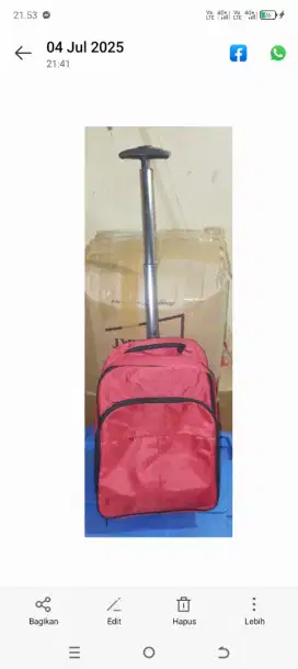 Tas sekolah anak ada dorongannya