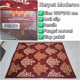 Karpet Moderno Size 160*210 Bersih Siap Pakai