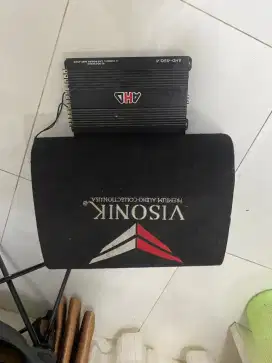 Subwoofer aktif visonik 10 inch power ahd 4channel