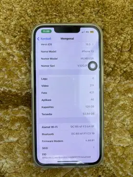 IPhone 13 128 wifi only no minus tt bt android