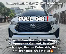 (TDP 74 JUTA!) Toyota Innova Zenix V 2.0 HV CVT Modellista Putih 2023