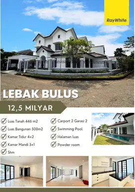 Di jual rumah mewah di Lebak bulus