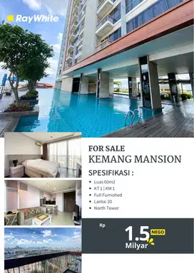 Di jual apartement di kawasan elite kemang