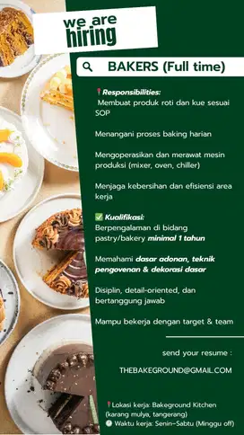 LOKER JUNIOR BAKER!
