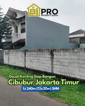 Tanah Kavling Siap Bangun Strategis Bebas Banjir Dekat Tol Cibubur