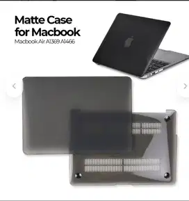 MTT Matte Case for Macbook Air 13 Inch A1466 A1369 - MBMS - Black