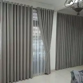 Cod Gorden Blackout Pasang Skat Klinik Hordeng Pintu Gordyn Vitrase