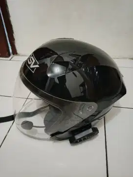 Fore sale. Helm half face RSV SV300 doubel visor + intercom v12pro