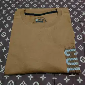 Kaos Oblong Cole Original Reguler Fit Size L Warna Cokelat