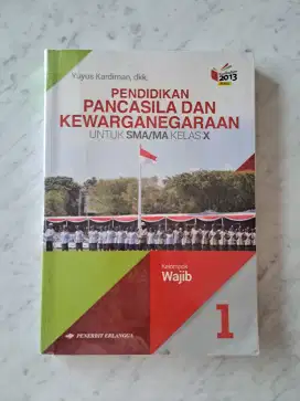 ORI Pendidikan Pancasila dan Kewarganegaraan 1 SMA Kelas X-Erlangga