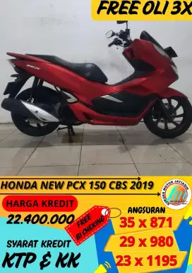 HONDA PCX 150 CBS 2019 bisa cash dan kredit