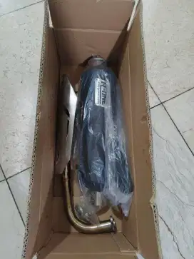 knalpot R one fullset buat mio J /GT like new mulus