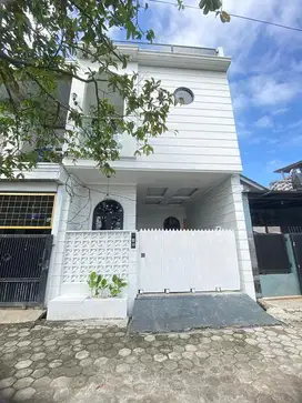 Jual bangunan rumah baru american style modern