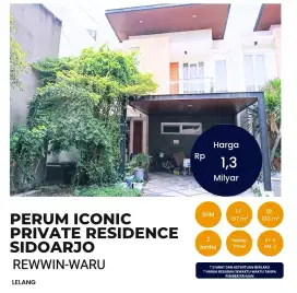RUMAH MEWAH HARGA RAMAH REWWIN WARU SIDOARJO ICONIC PRIVATE RESIDENCE