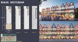 RUKO DIJUAL PIK TERMURAH MARINA BAY TIPE AMSTERDAM UKURAN 4.5X20 GAND