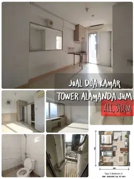 Jual 2BR semi furnished tower A apartemen Bassura City atas mall