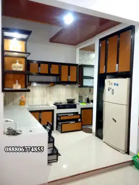 Kitchen set alumunium anti rayap murah langsung pembuatan sendiri