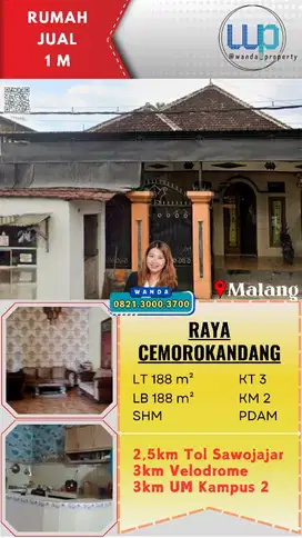 Dijual Cepat Rumah Strategis Jalan Raya Kota Malang