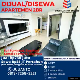 Disewa CEPAT Apartemen 2BR Full Furnished di Nagoya Mansion Batam
