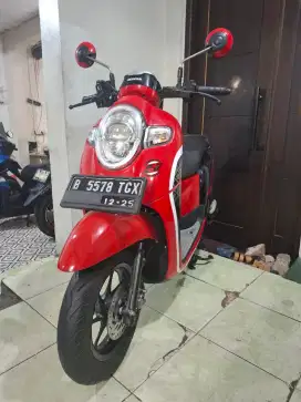 HONDA SCOOPY CBS ISS TAHUN 2020, MERAH HITAM ISTIMEWA