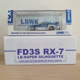 Inno64 LBWK RX-7 1/64 (Chase, FD3S, Mazda RX7, LB-Super Silhouette)