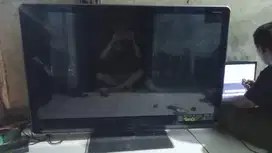 Tv led 40in merk sharp analog normal