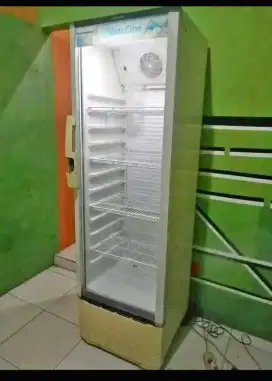 Jual bu showcase kulkas pendingin ukuran tinggi 170 cm merk POLYTRON