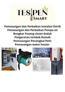 Pemasangan booster pompa air