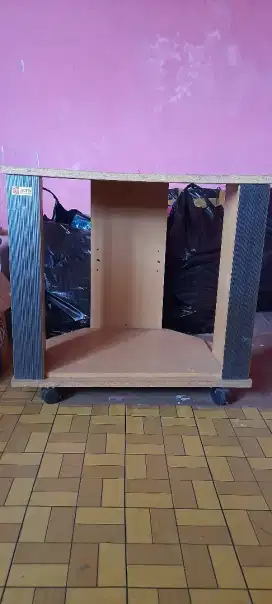 Second meja tv bahan particle
