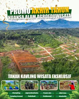 Tanah kavling murah nuansa alam bogor timur