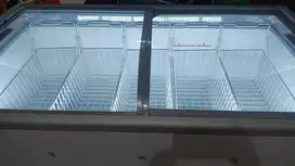 Freezer Sliding Curve Glass, SD-500BY, kondisi Normal & Harga Murah