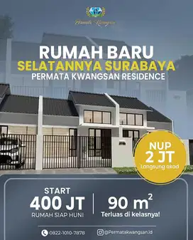 Rumah siap huni dekat Bandara Juanda hanya DP 2 jt aja