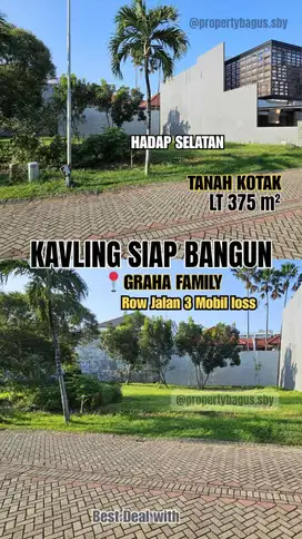 JUAL KAVLING GRAHA FAMILY BLOK O