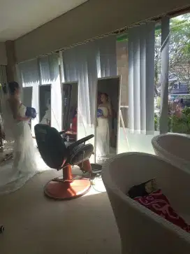 Kursi salon/barber kokoh hidrolik dan bisa stel backmassage 180derajad