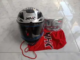 Helm NHK RX-9.size L.VISOR ada 2 bening dan Silver
