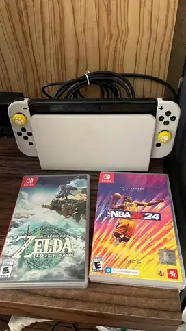 Nintendo Switch Oled Lengkap Original