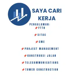 Saya cari kerja bidang telecommunications tower project management