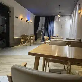 dijual meja kursi kayu cafee