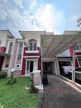 DISEWA RUMAH RAPI FULL BANGUNAN SEMI FURNISH DI CRYSTAL GADING SERPONG