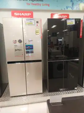 SHARP REFRIGERATOR SBS 472L 0% BUNGA BEBAS 1-2 KALI CICILAN