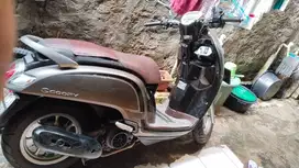 Scoopy sytlsh masih original pemakain perempun, mesin halus