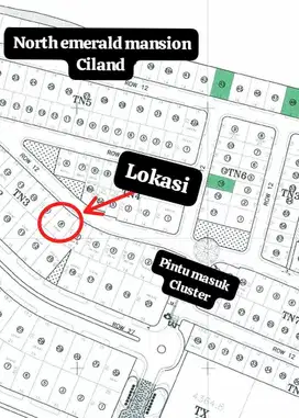 DIJUAL TANAH KAVLING NORTH EMERALD MANSION CITRALAND