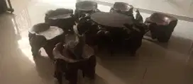 Meja Kursi akar jati tua